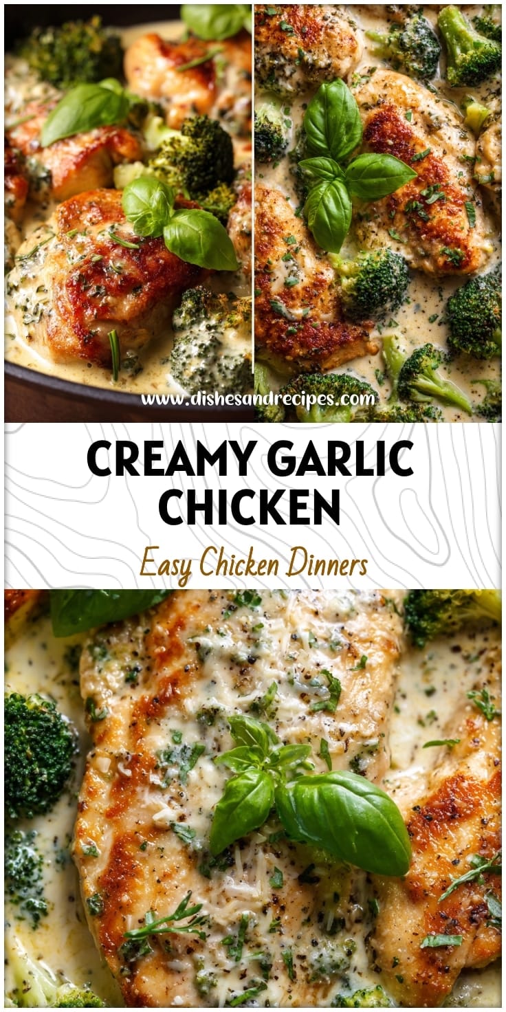 Creamy Garlic Parmesan Chicken Skillet
