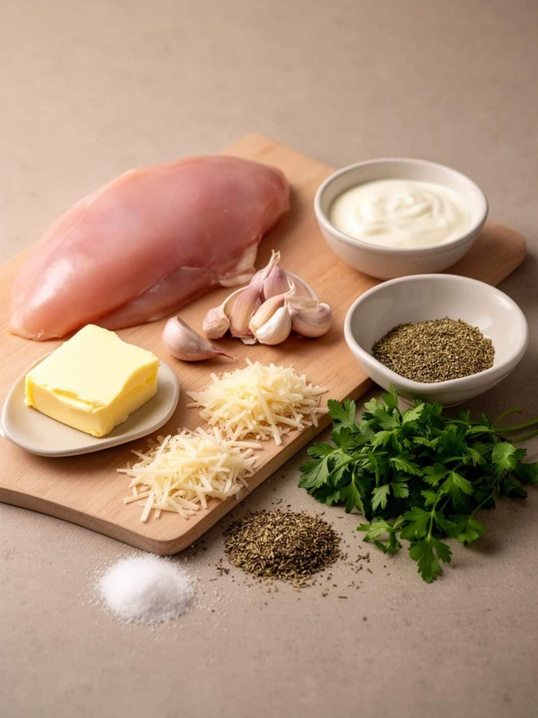 Creamy Garlic Parmesan Chicken Skillet