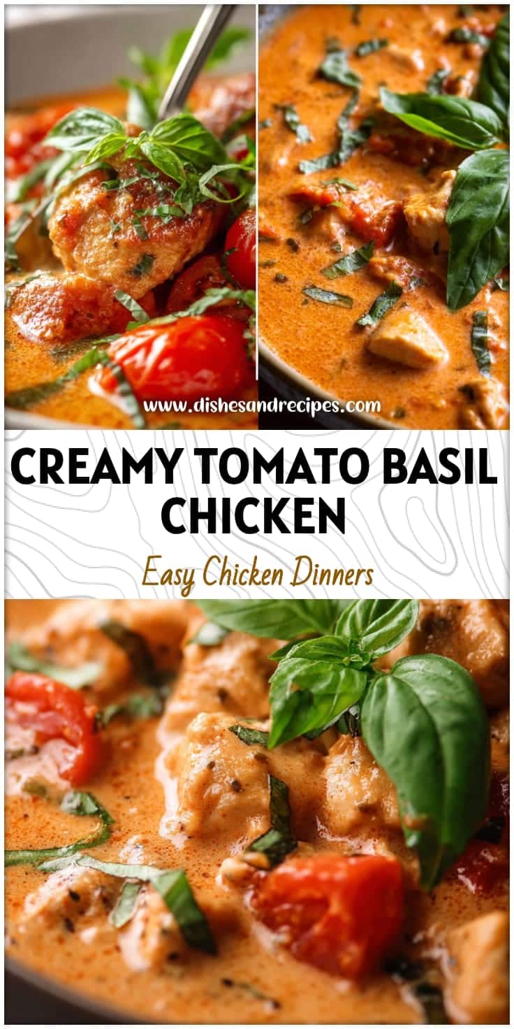 Creamy Tomato Basil Chicken: Easy Slow Cooker Recipe