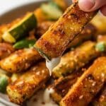 Crispy Air-Fryer Zucchini Fries - Healthy & Easy Snack or Side! 12 =