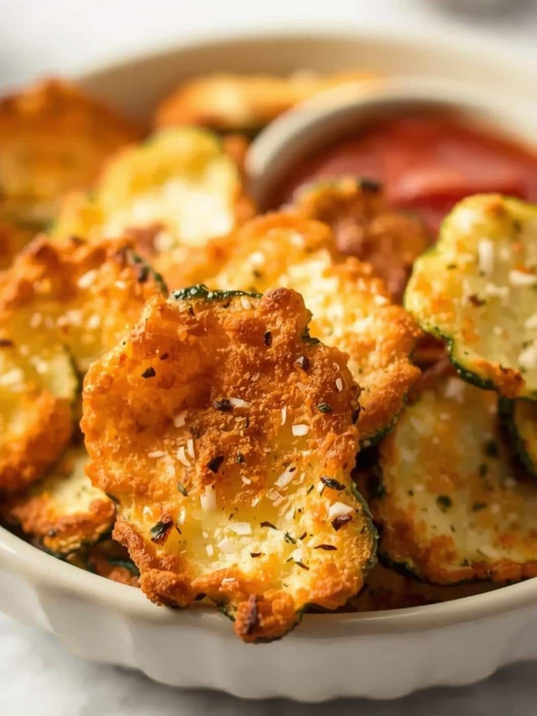 Crispy Parmesan Zucchini Chips: Healthy Snack Alternative 11 Crispy Parmesan Zucchini Chips: Healthy Snack Alternative