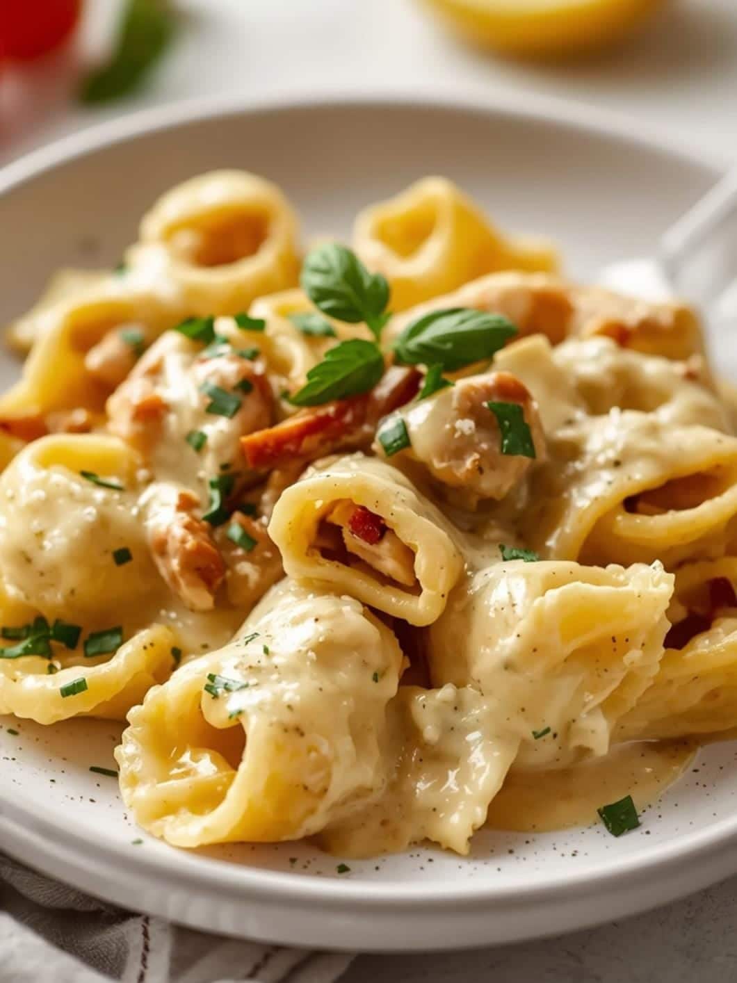 Easy Chicken Alfredo Tortellini Bake Recipe 11 Easy Chicken Alfredo Tortellini Bake Recipe