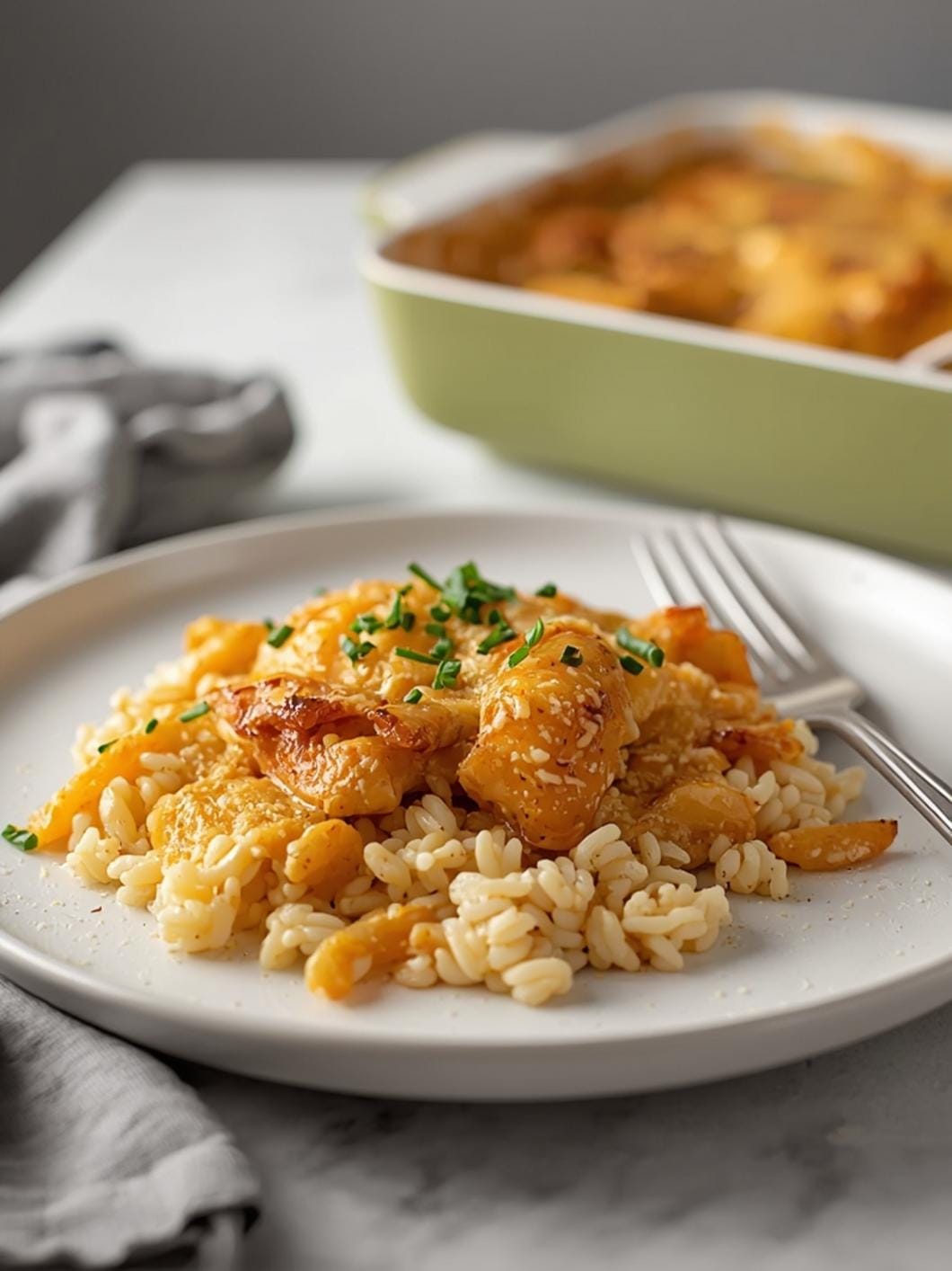 Easy Chicken & Rice Bake: Quick Dinner for Busy Weeknights