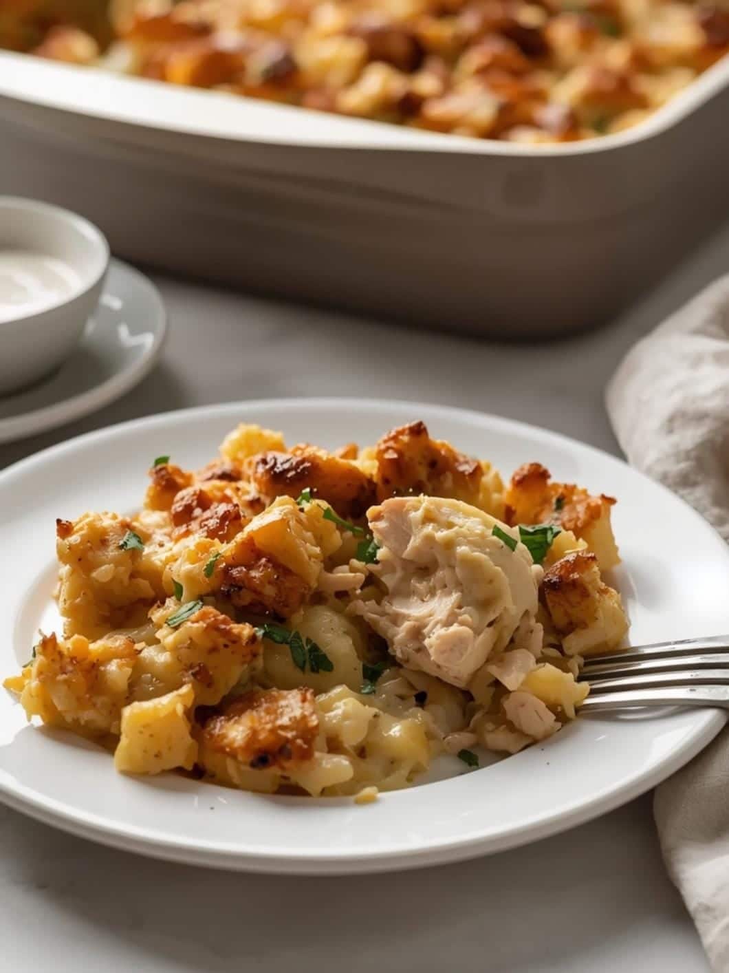 Easy Chicken & Stuffing Bake: Simple Oven Dinner Idea