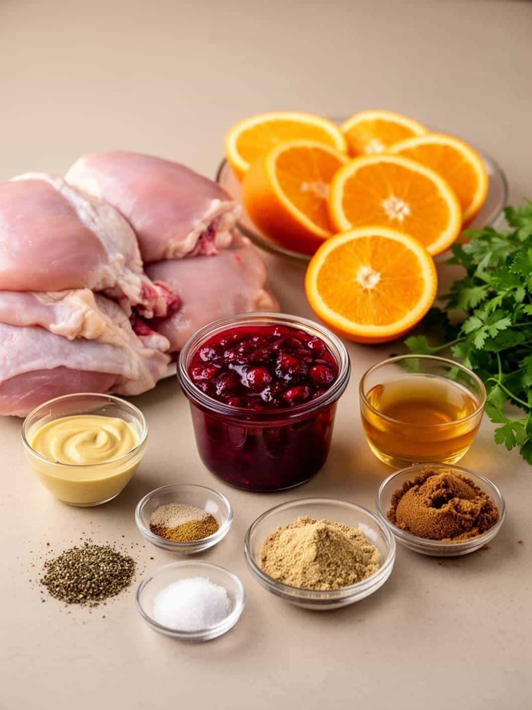 Easy Cranberry Orange Chicken Thighs Recipe