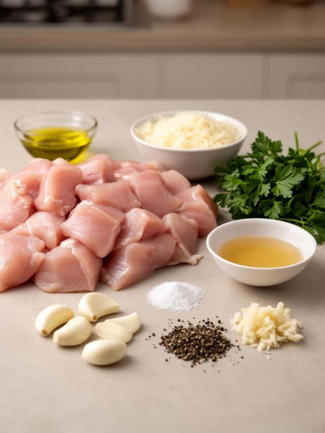 Easy Garlic Parmesan Chicken Skillet Recipe