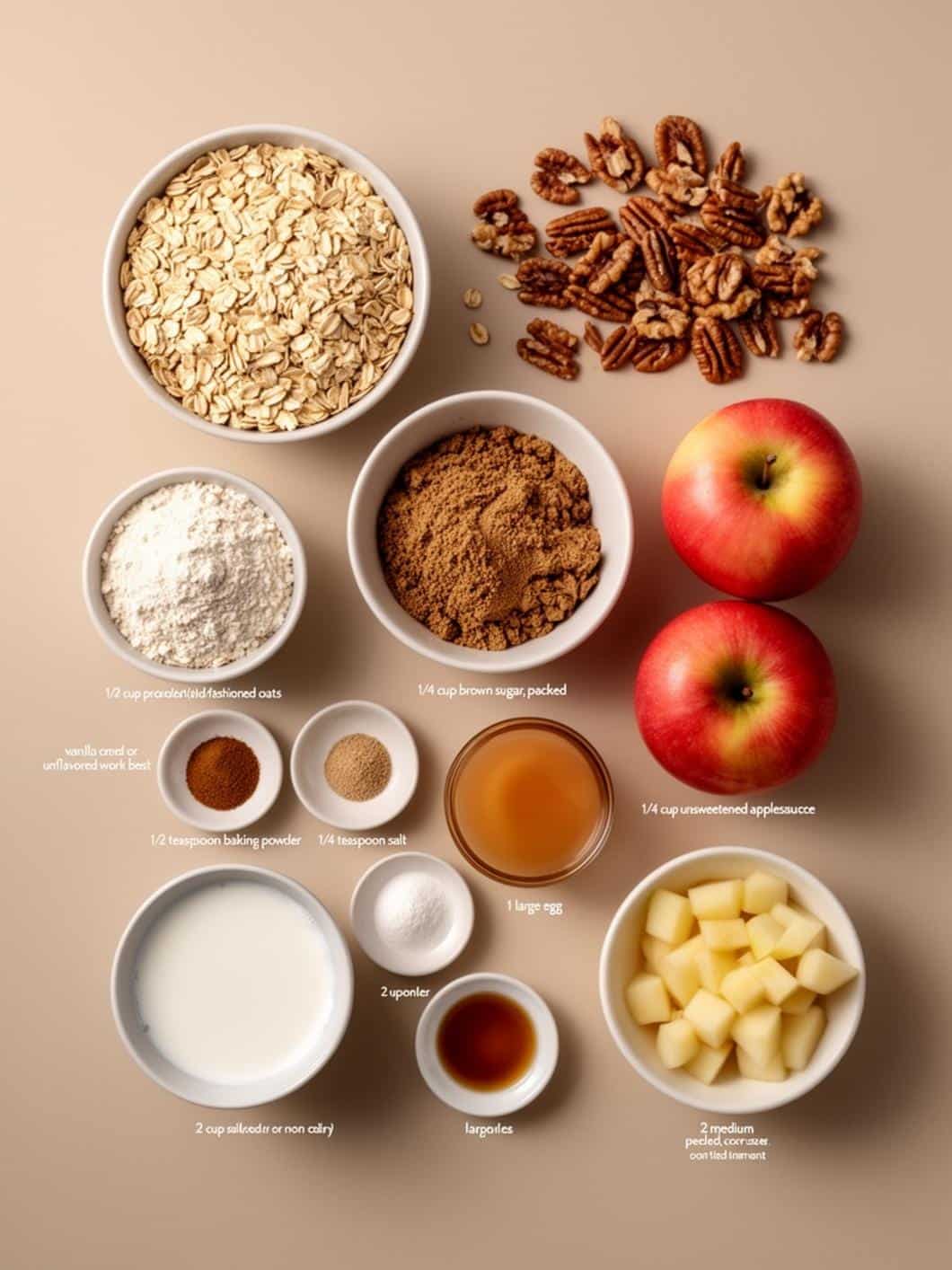 Easy High-Protein Apple Oatmeal Bake for Busy Mornings