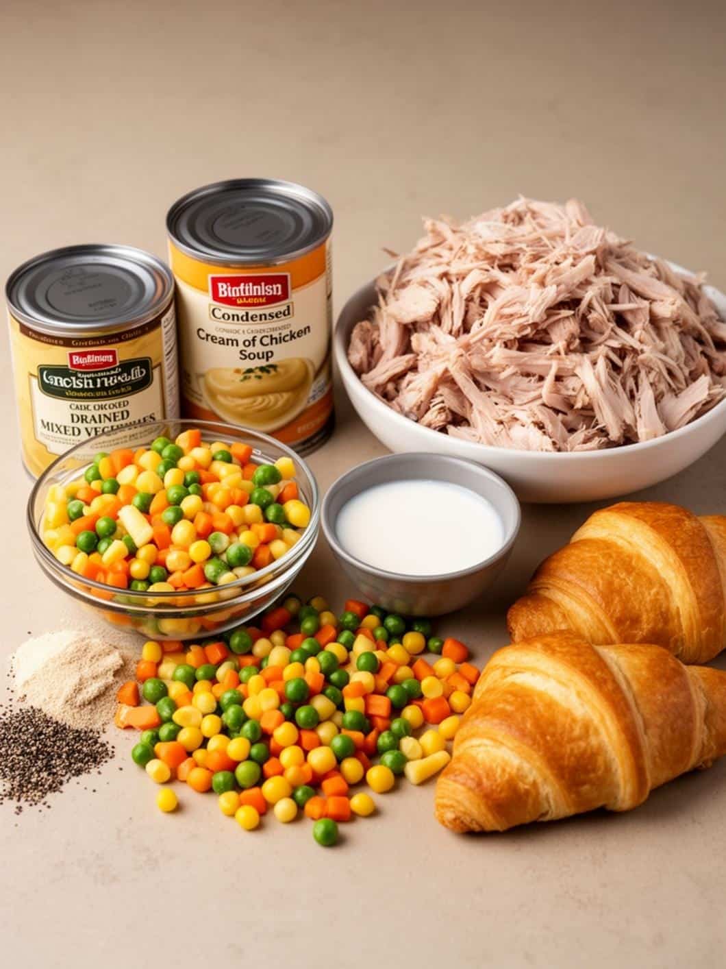 Easy Leftover Turkey Pot Pie Casserole Recipe