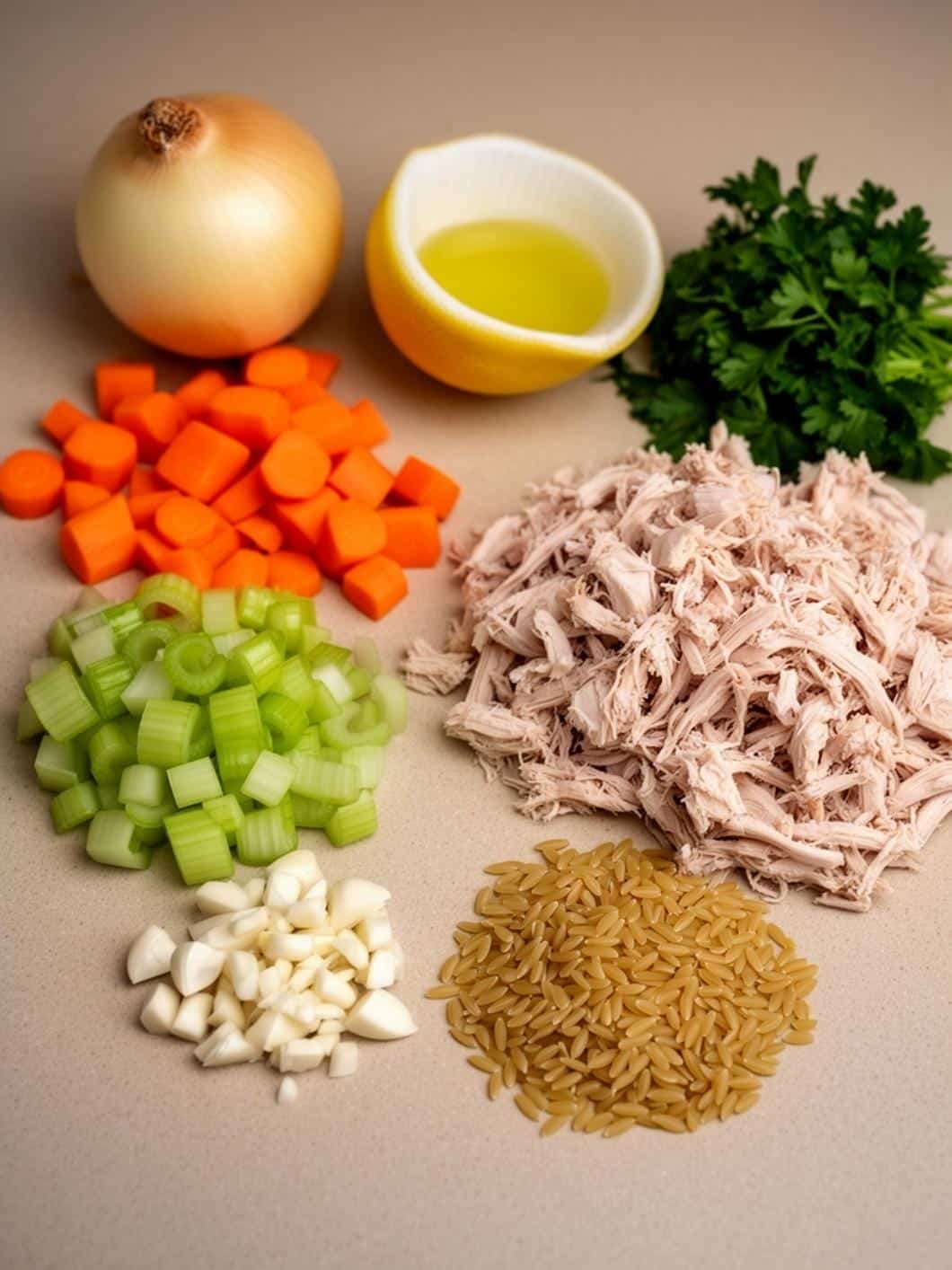 Easy Lemon Chicken Orzo Soup Recipe