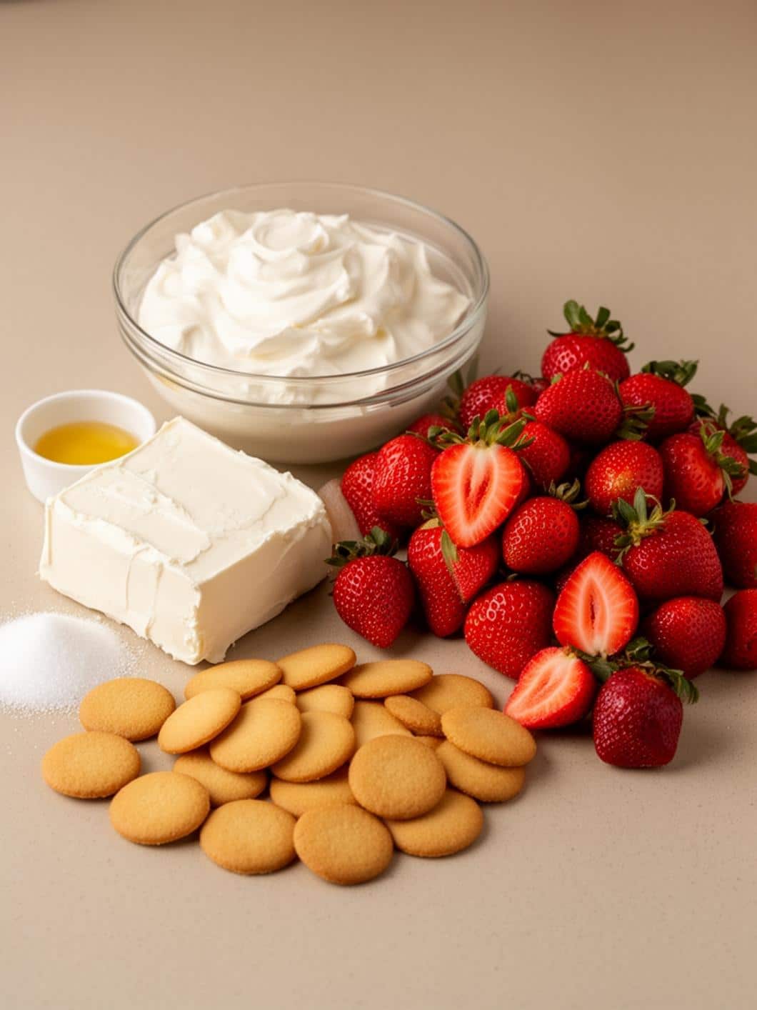 Easy No-Bake Strawberry Icebox Cake with Cream Cheese