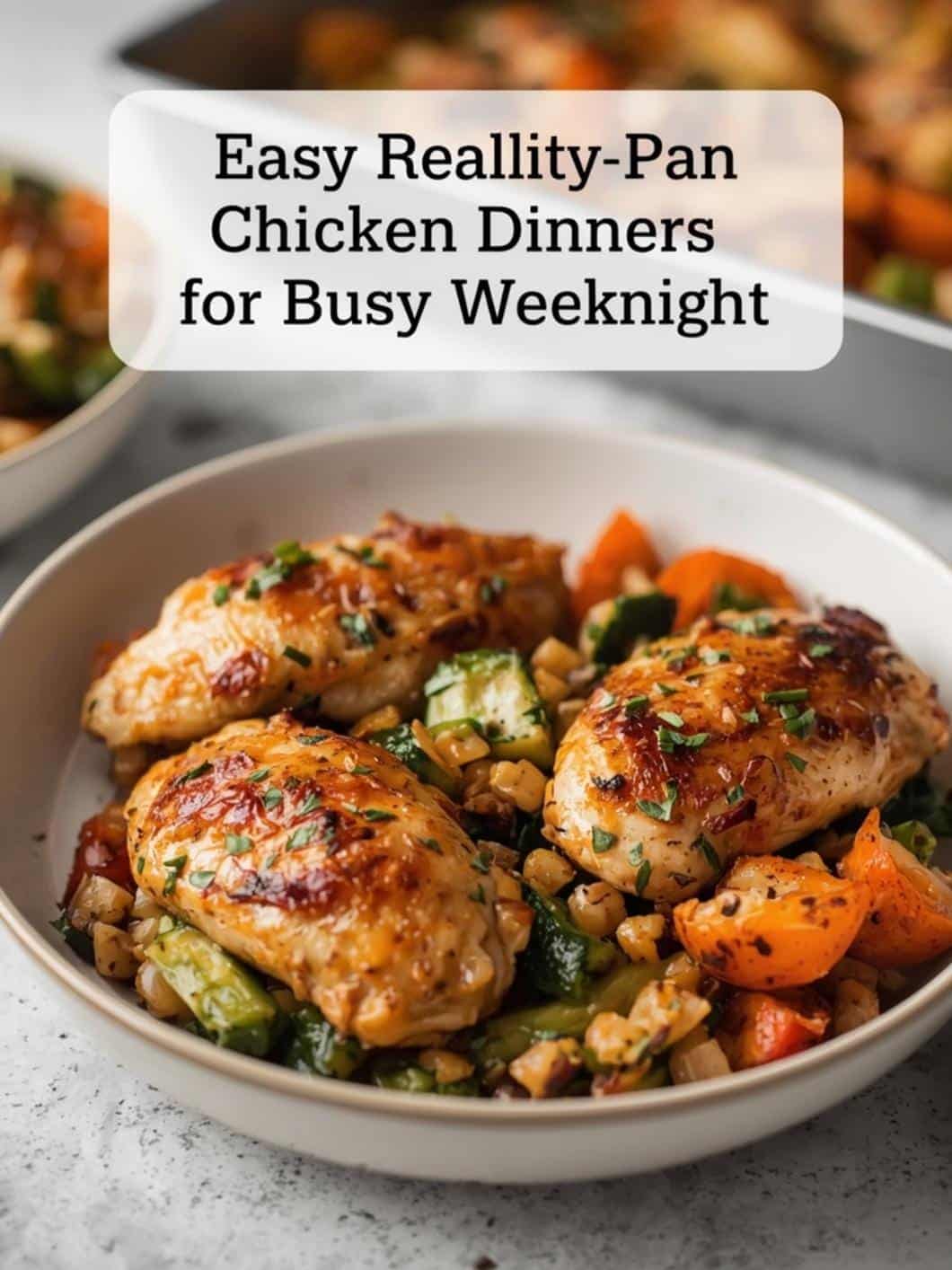 Easy One-Pan Chicken Dinners for Busy Weeknights