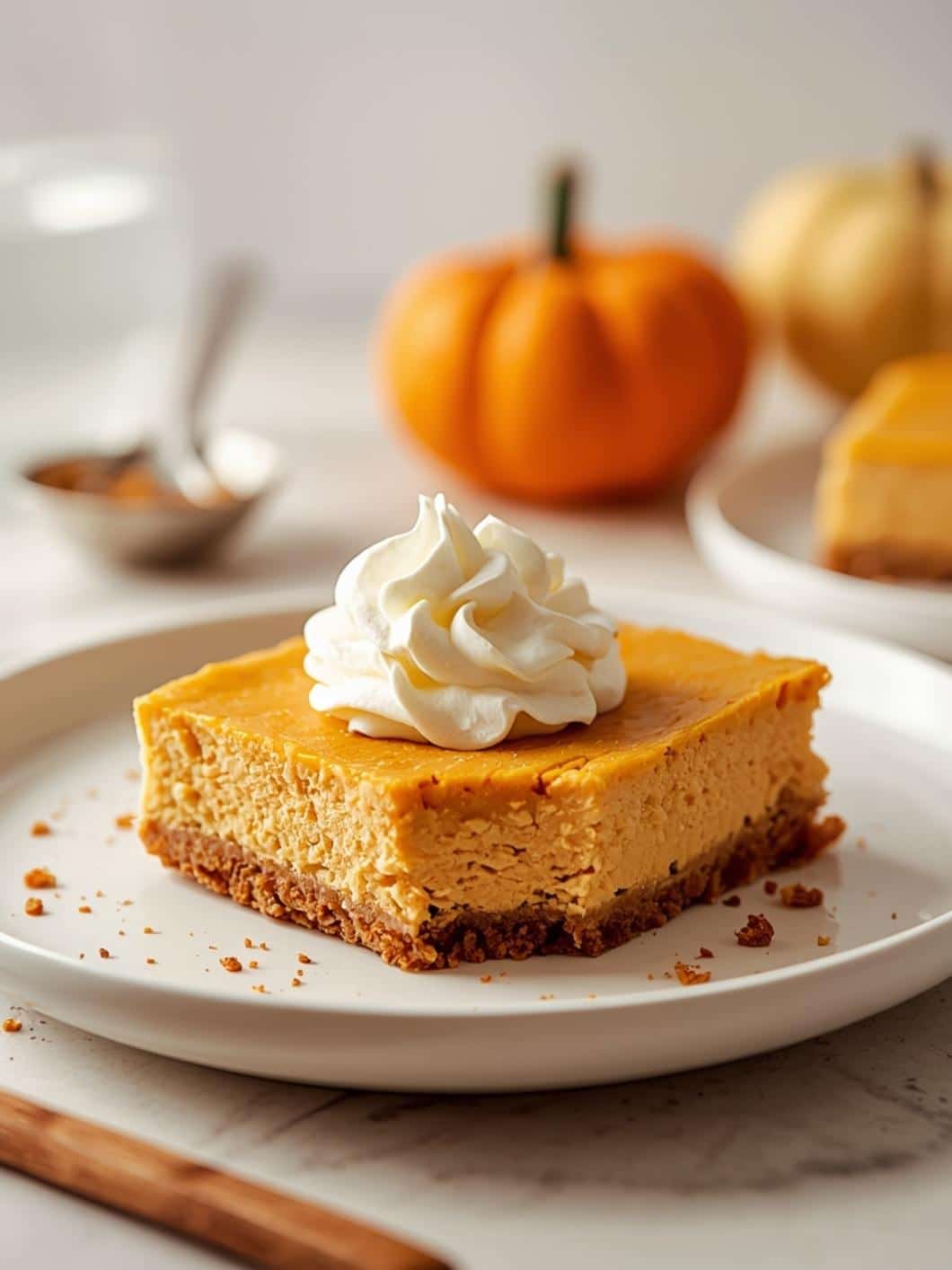 Easy Pumpkin Cheesecake Bars for Fall