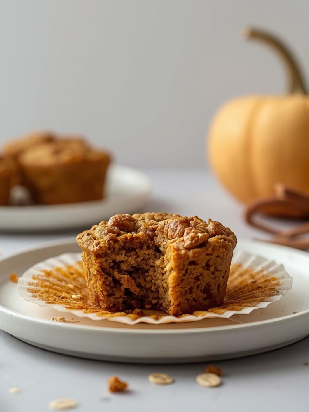 Easy Pumpkin Oatmeal Muffins: Healthy Baked Breakfast Cups