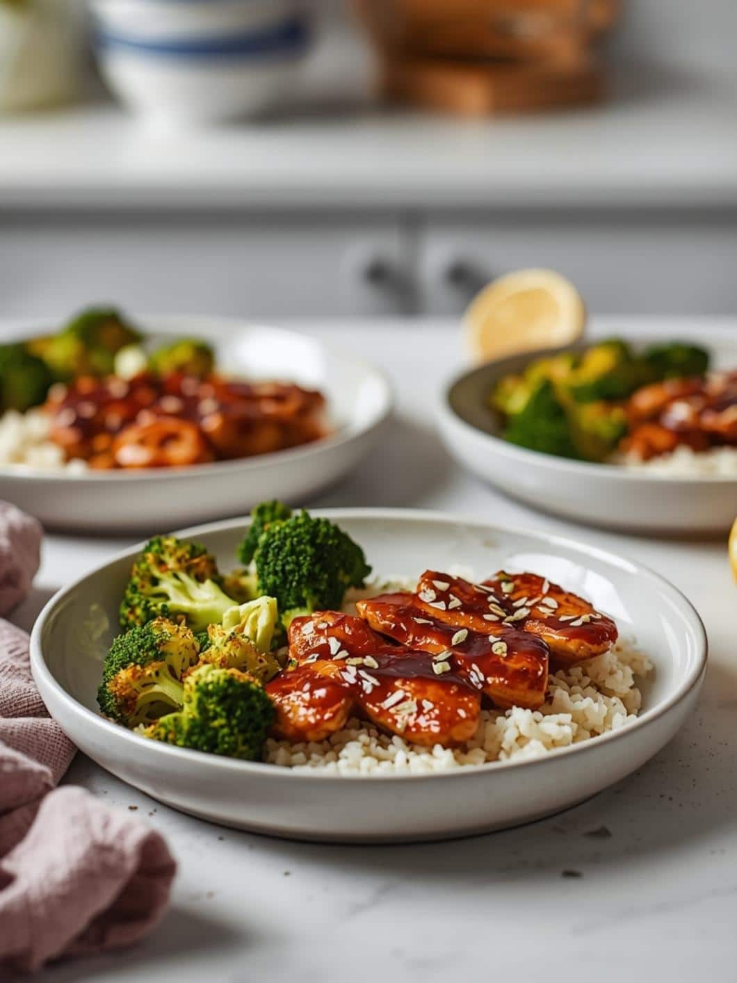 Easy Teriyaki Chicken Meal Prep Bowls with Broccoli & Rice