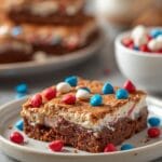 Firecracker 4th of July Brownies: Festive Patriotic Dessert Bars 12 =