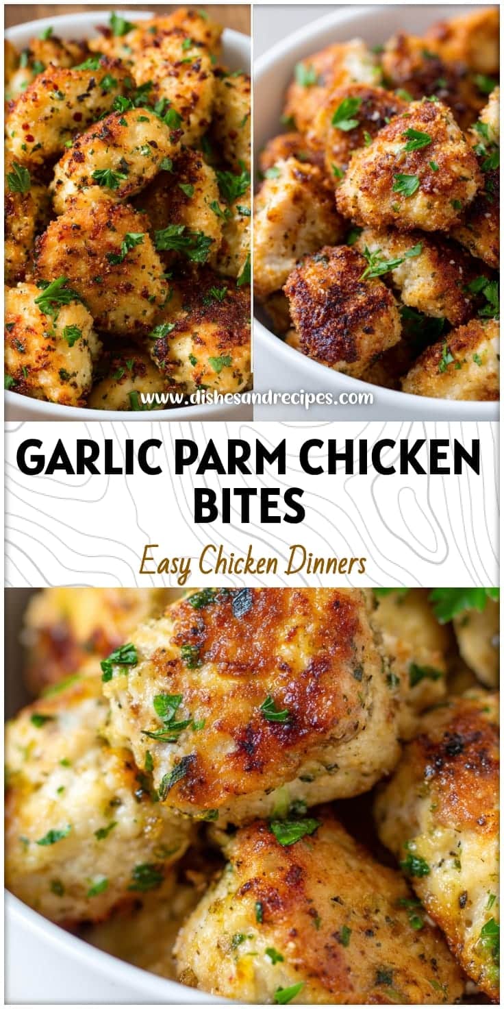 Garlic Parmesan Chicken Bites in Air Fryer – Easy & Healthy Recipe