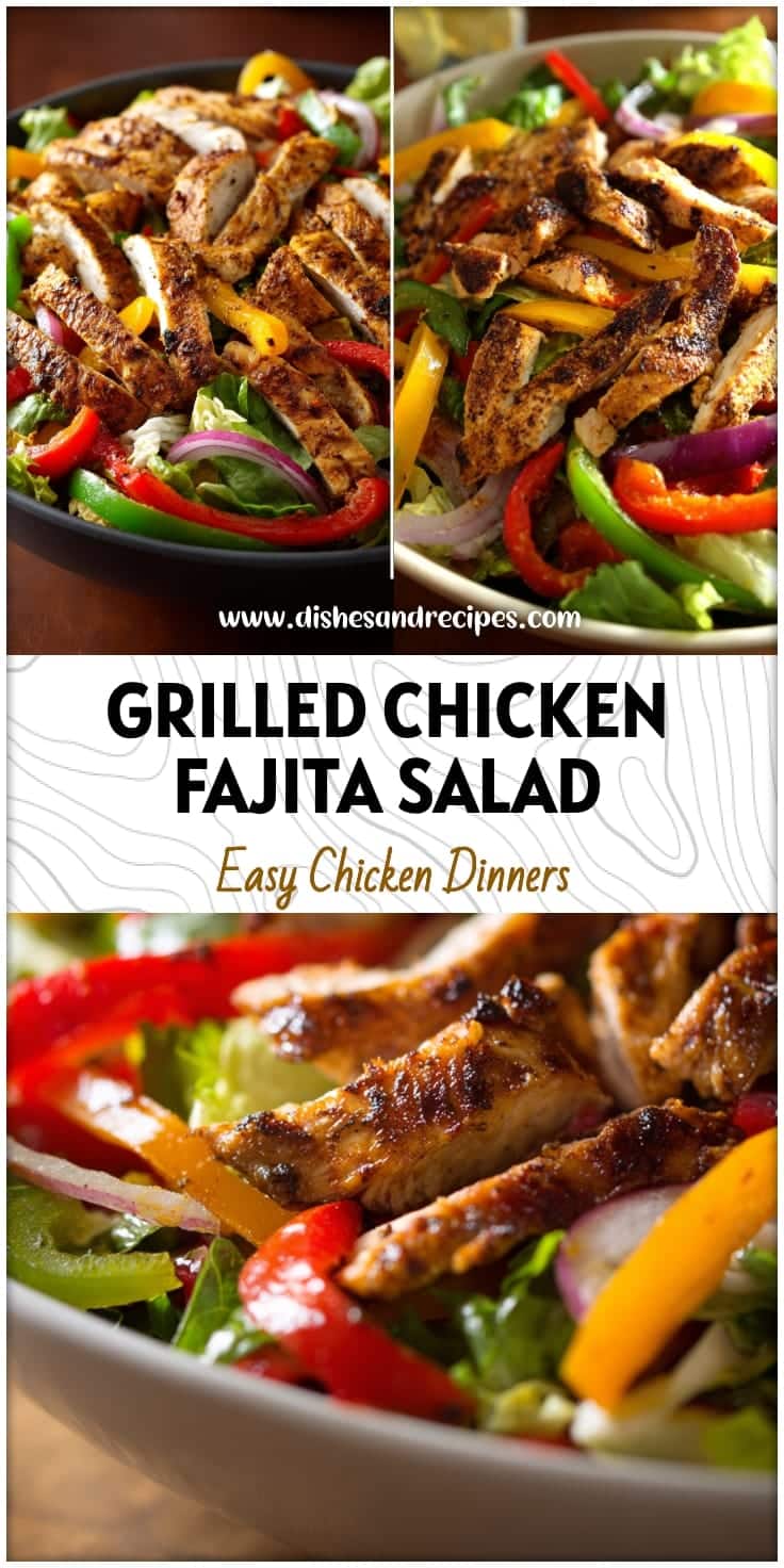 Grilled Chicken Fajita Salad: Healthy & Flavorful Main Meal 14 Grilled Chicken Fajita Salad: Healthy & Flavorful Main Meal