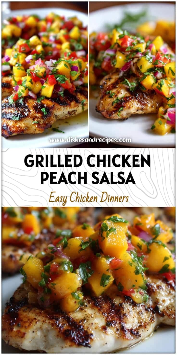 Grilled Chicken with Fresh Peach Salsa: Easy Summer Dinner Recipe