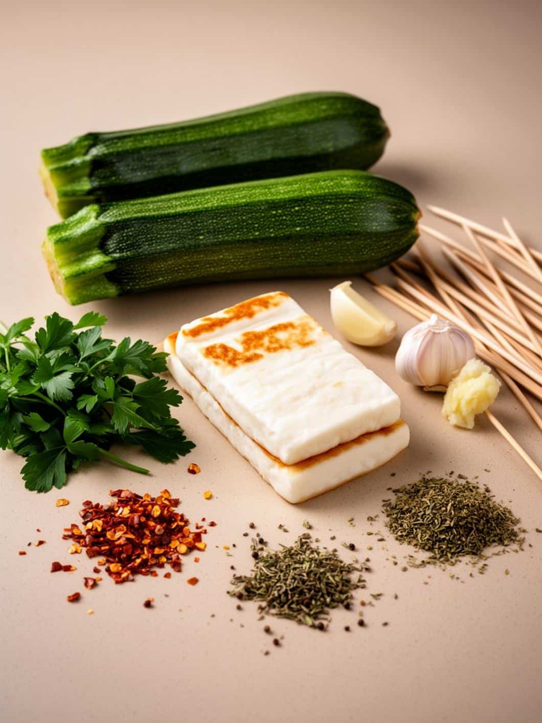 Grilled Zucchini & Halloumi Skewers: Easy BBQ Veggie Side Dish