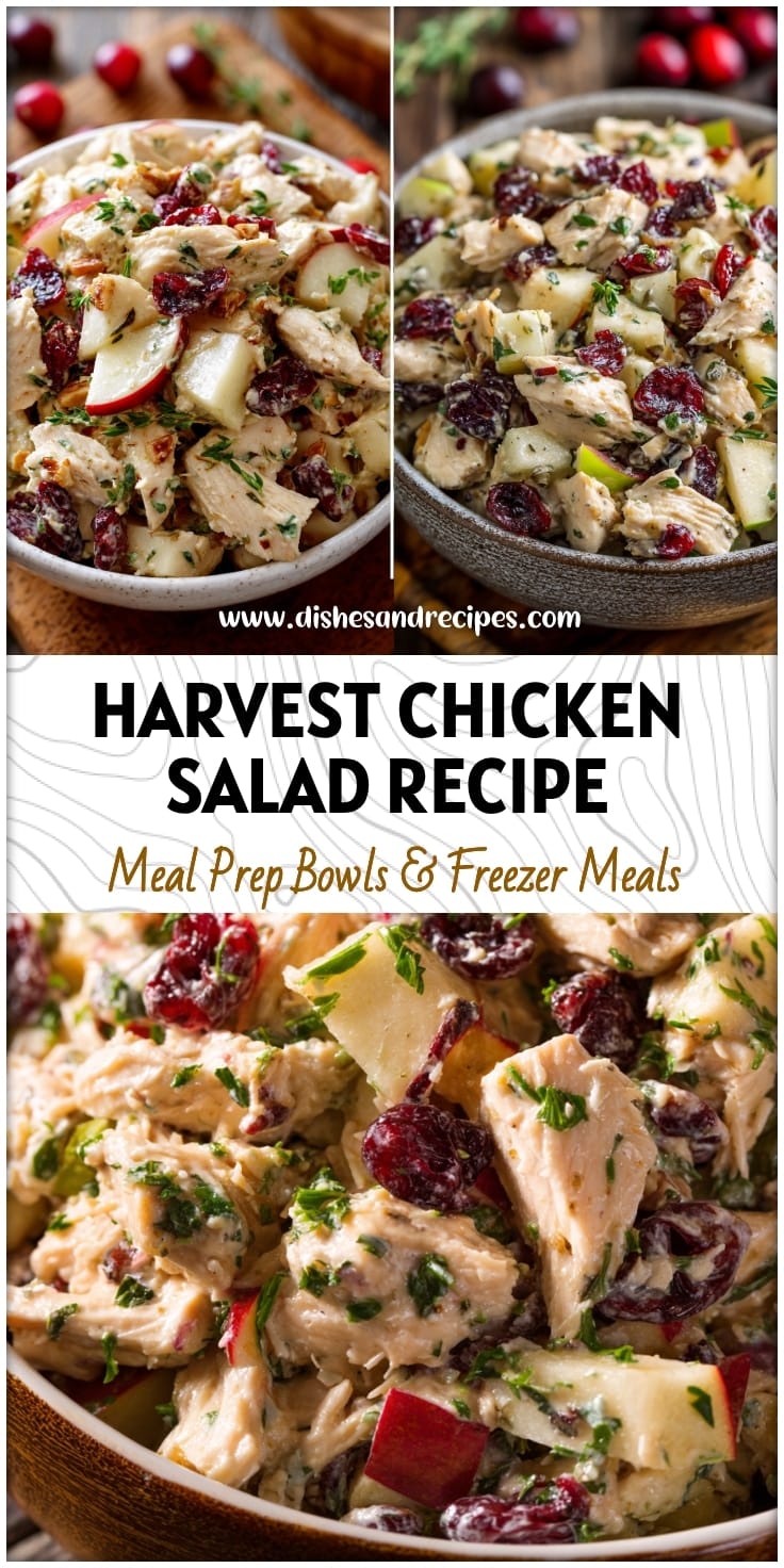 Harvest Chicken Salad with Apples & Cranberries - Sweet & Healthy Recipe 14 Harvest Chicken Salad with Apples & Cranberries - Sweet & Healthy Recipe