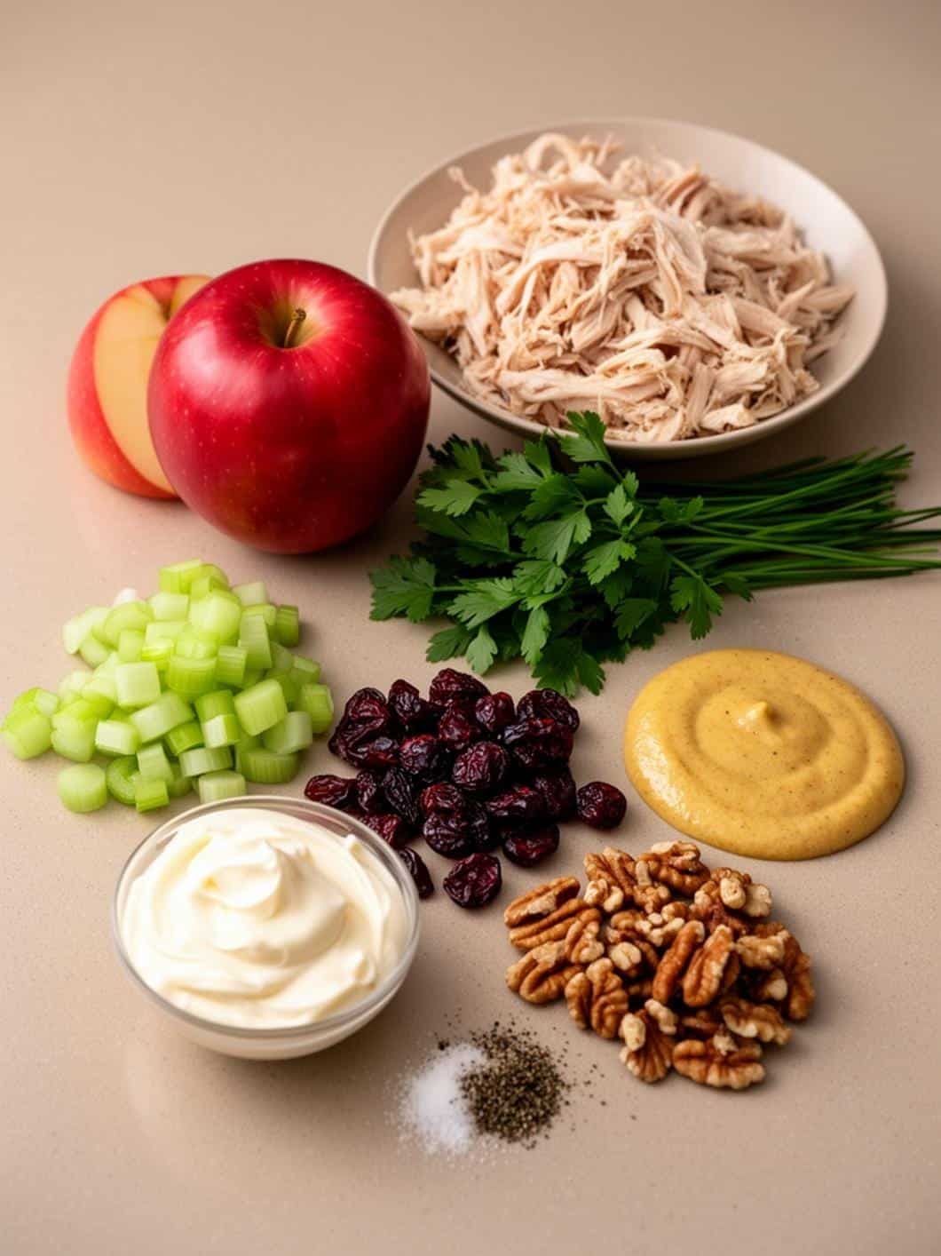 Harvest Chicken Salad with Apples & Cranberries - Sweet & Healthy Recipe 13 Harvest Chicken Salad with Apples & Cranberries - Sweet & Healthy Recipe