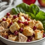 Harvest Chicken Salad with Apples & Cranberries - Sweet & Healthy Recipe 12 =