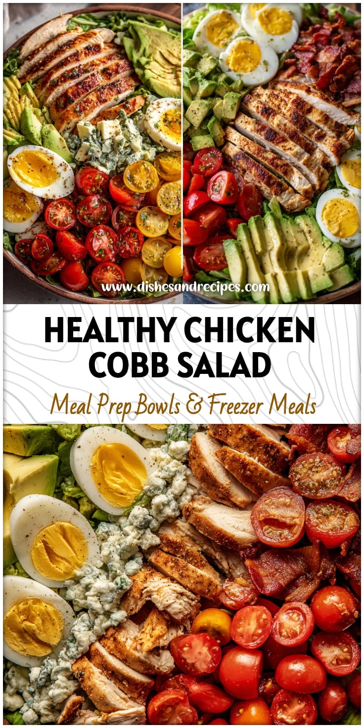 Healthy Summer Chicken Cobb Salad Recipe