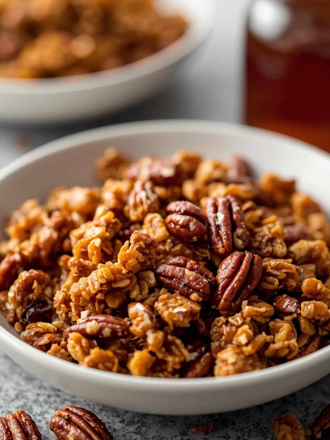 Healthy Maple Pecan Granola Recipe