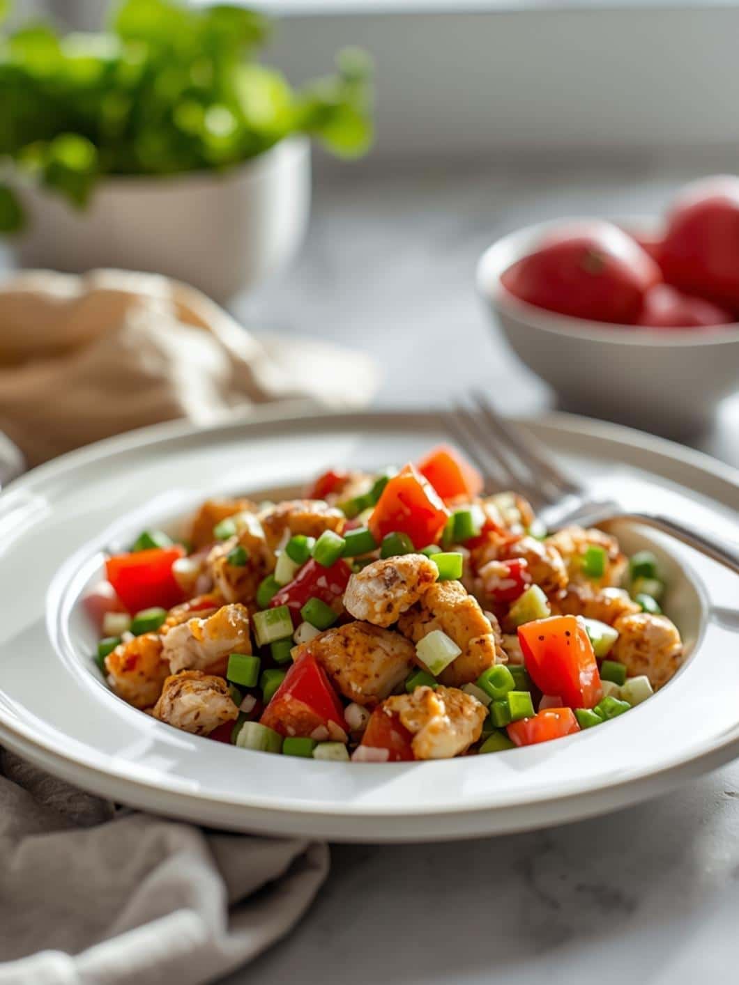 Healthy Summer Chicken Cobb Salad Recipe