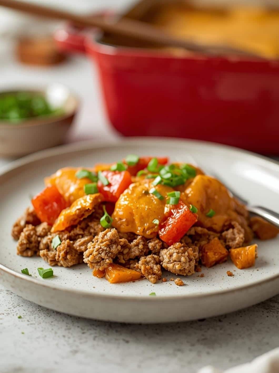 Hearty Ground Turkey & Sweet Potato Casserole Recipe