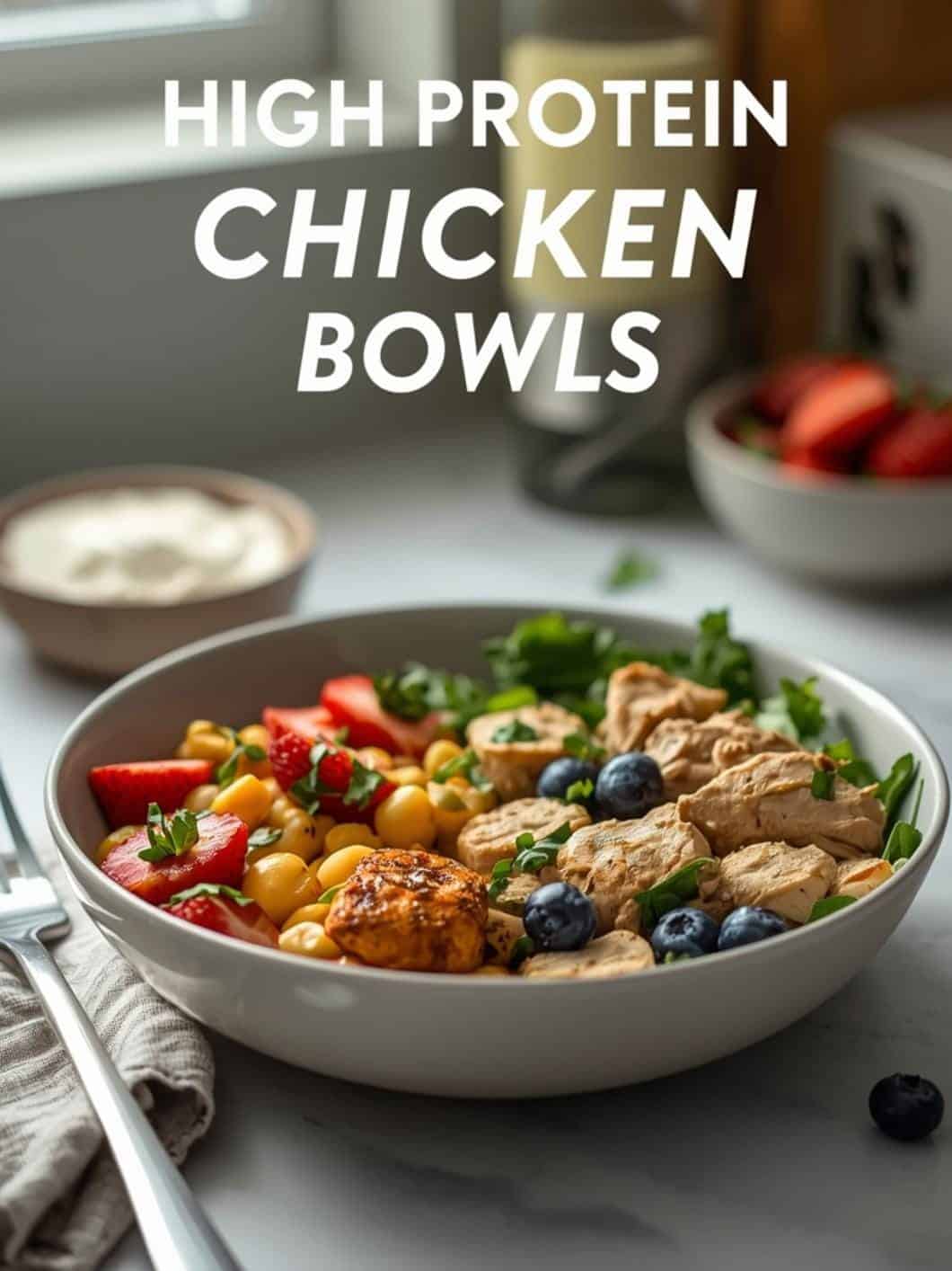 High-Protein Chicken Bowls: Easy Meal Prep for Healthy Eating