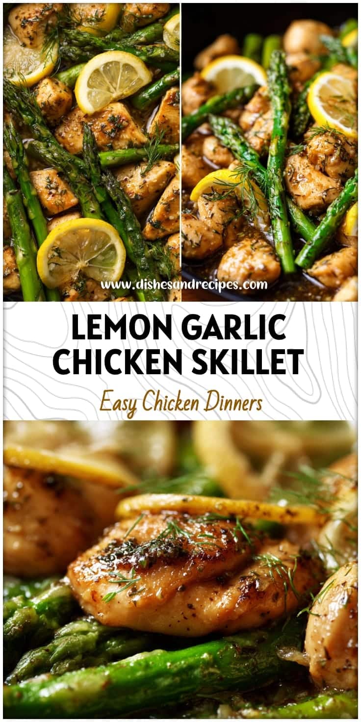 Lemon Garlic Chicken & Asparagus Skillet: Easy One-Pan Dinner Idea