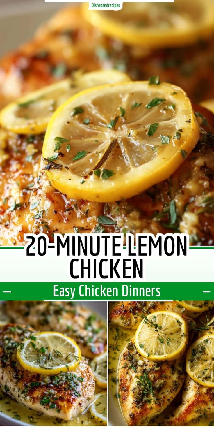 Lemon Herb Chicken Dinner: Quick & Healthy in 20 Minutes
