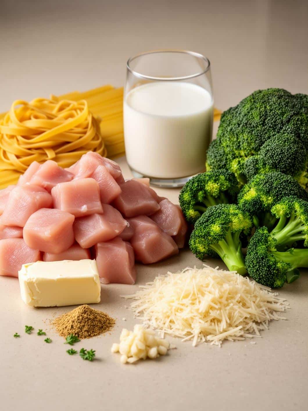 Light Chicken Broccoli Alfredo Recipe