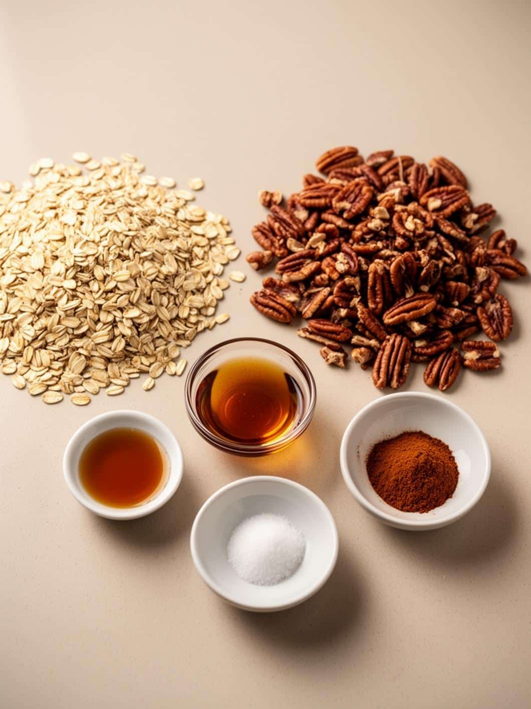 Maple Cinnamon Pecan Granola: Healthy Breakfast Cereal Recipe