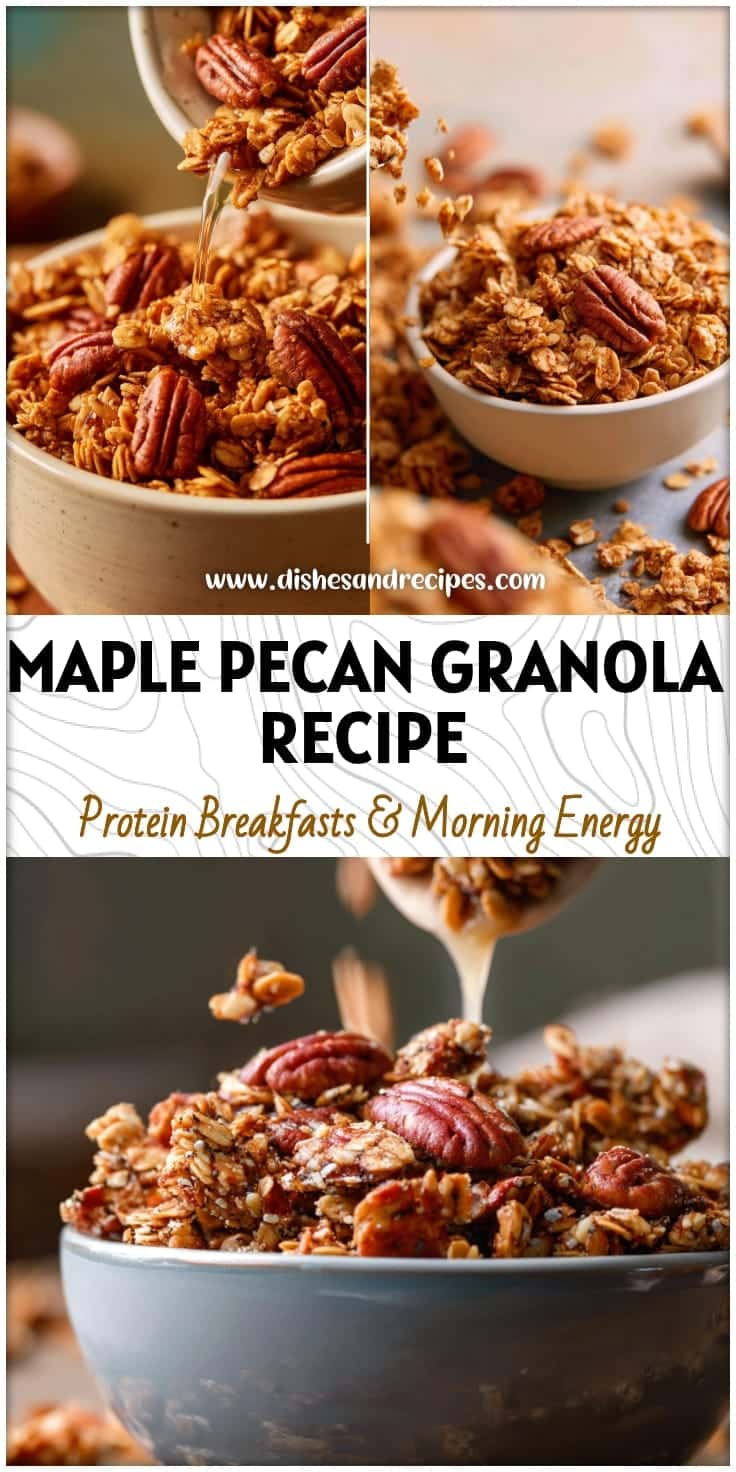 Healthy Maple Pecan Granola Recipe