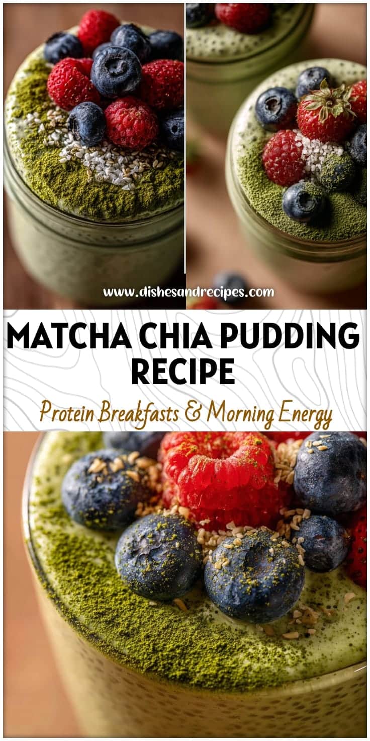 Matcha Chia Pudding Recipe with Coconut Milk