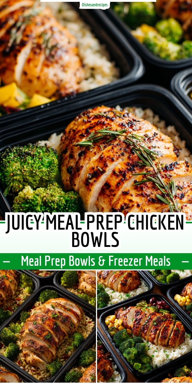 Meal Prep Chicken Bowls: Juicy Chicken Breast Recipes for the Week