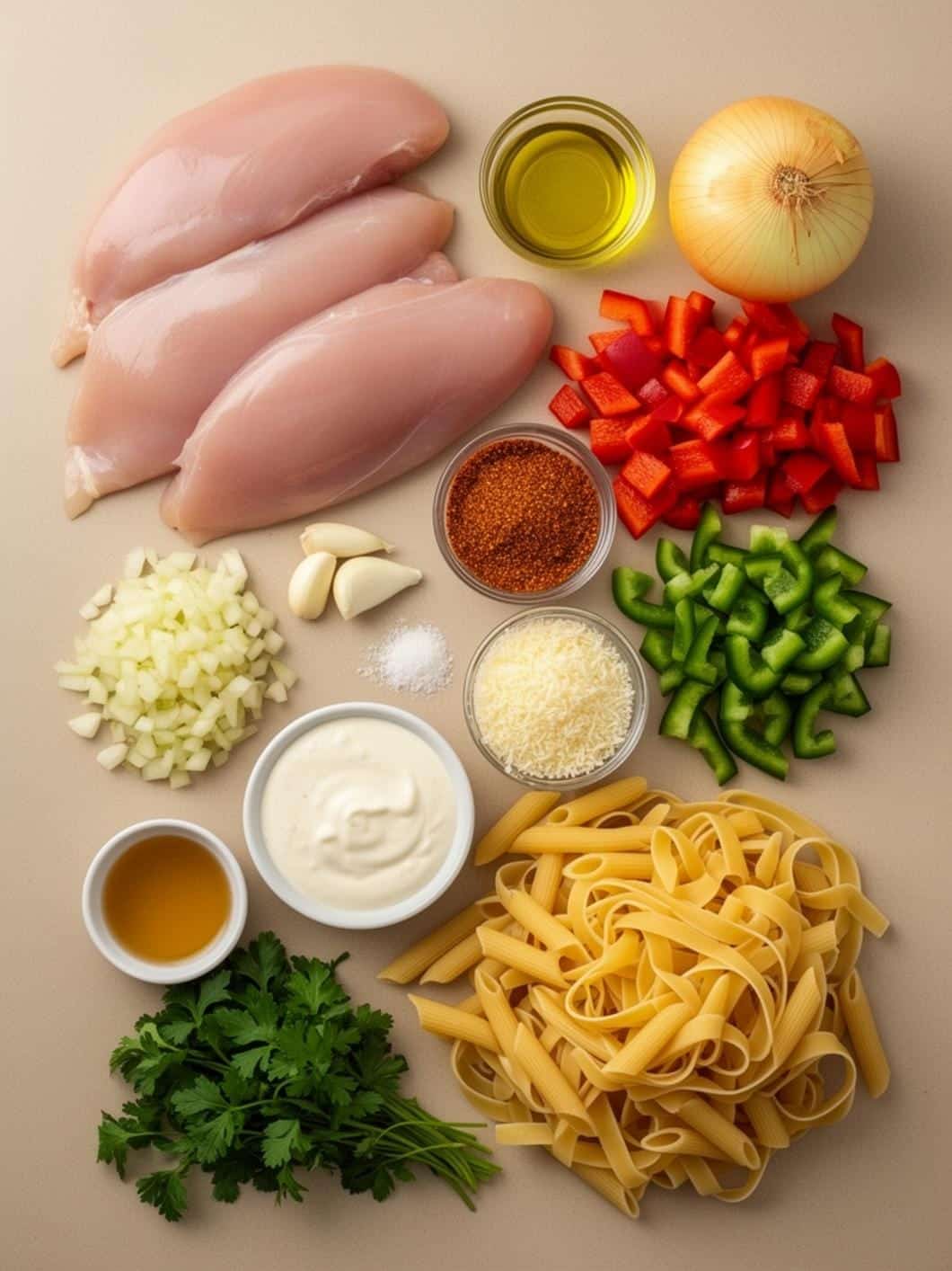 Meal Prep: Creamy Cajun Chicken Pasta for 5 Days