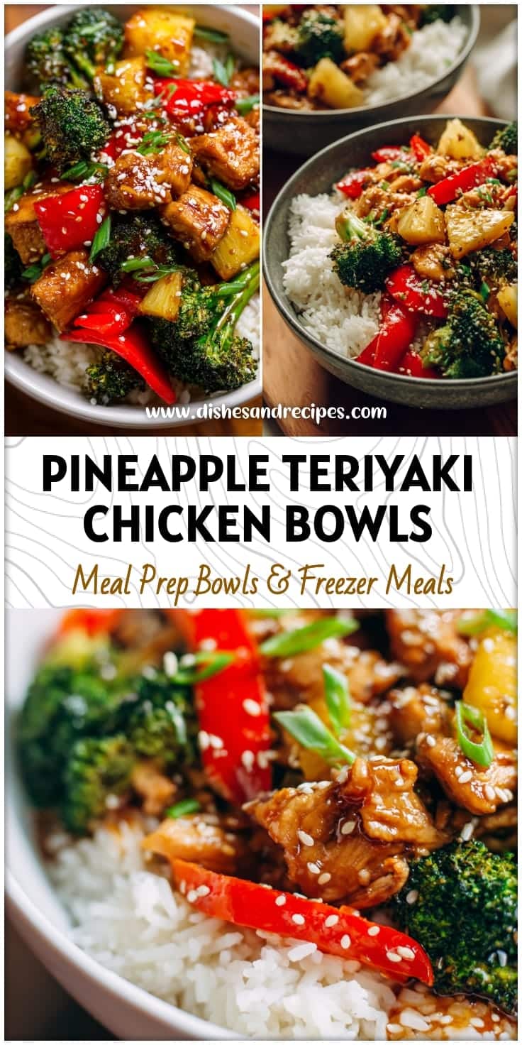 Healthy Pineapple Teriyaki Chicken Bowls - Easy Asian Recipe