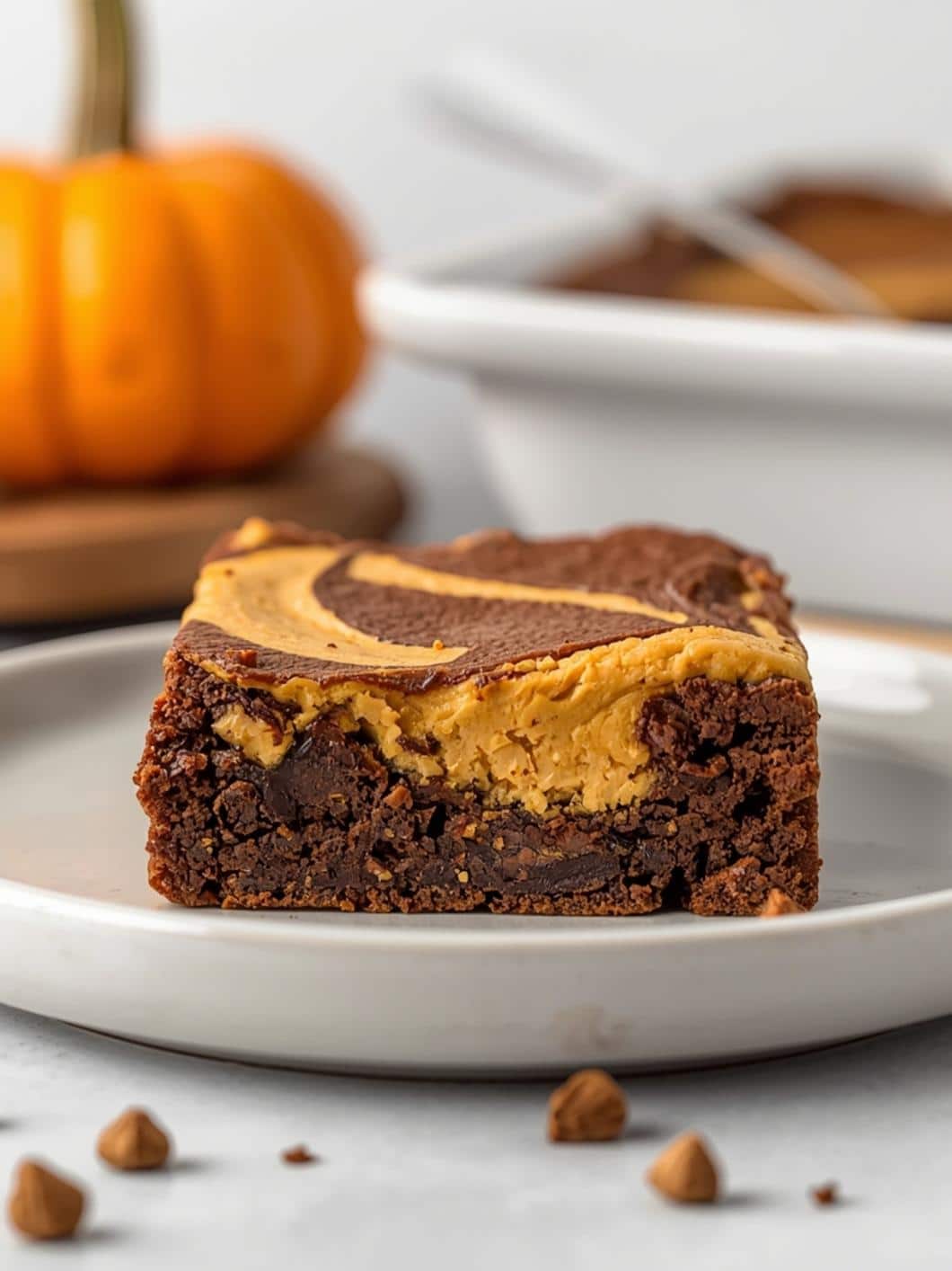 Pumpkin Brownie Swirl Bars: Easy Fall Dessert Recipe