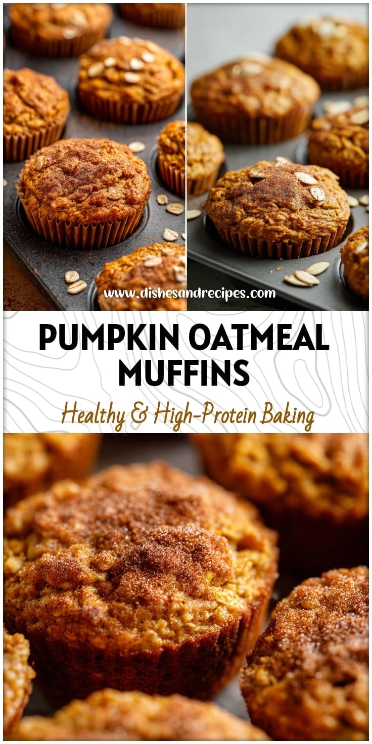 Easy Pumpkin Oatmeal Muffins: Healthy Baked Breakfast Cups