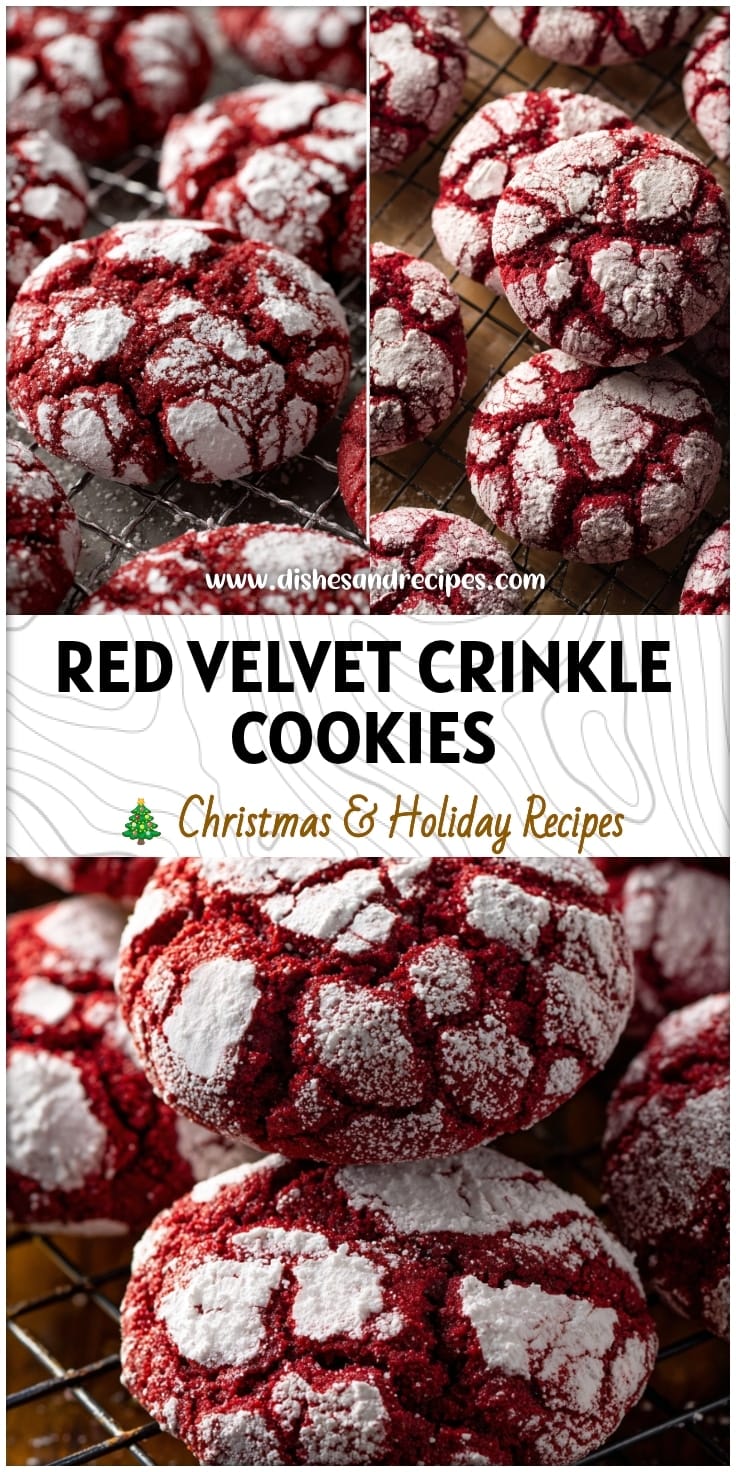 Red Velvet Crinkle Cookies: Easy & Delicious Recipe