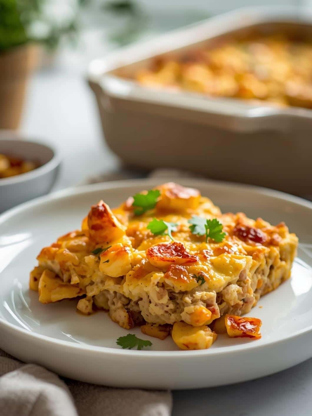 Savory Cottage Cheese Breakfast Casserole for Non-Egg Lovers
