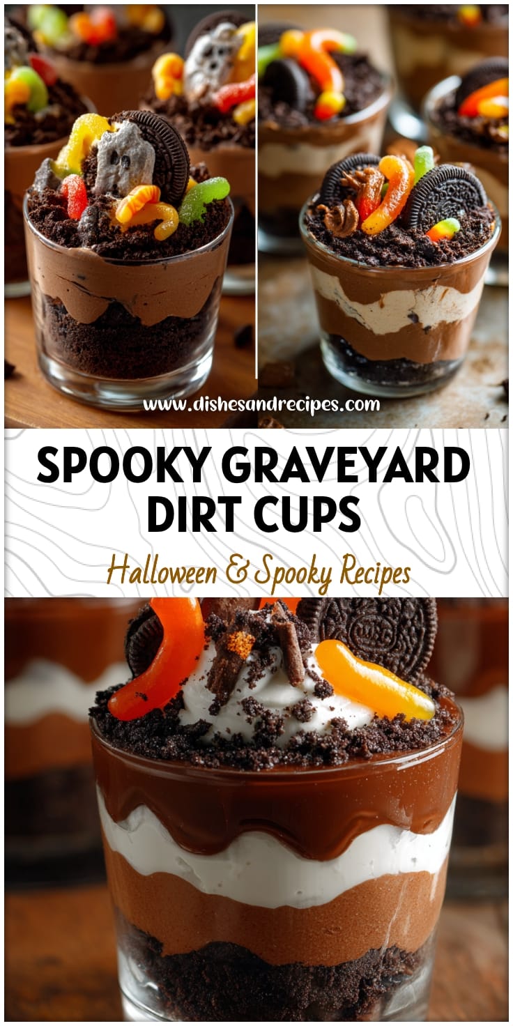 Spooky Graveyard Dirt Cups: Easy Halloween Dessert Idea