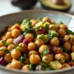 Spring Chickpea & Avocado Salad: Healthy Lunch & Meal Prep Recipe 12 =