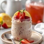 Strawberry Lemonade Overnight Oats: Healthy & Delicious Breakfast Idea 12 =