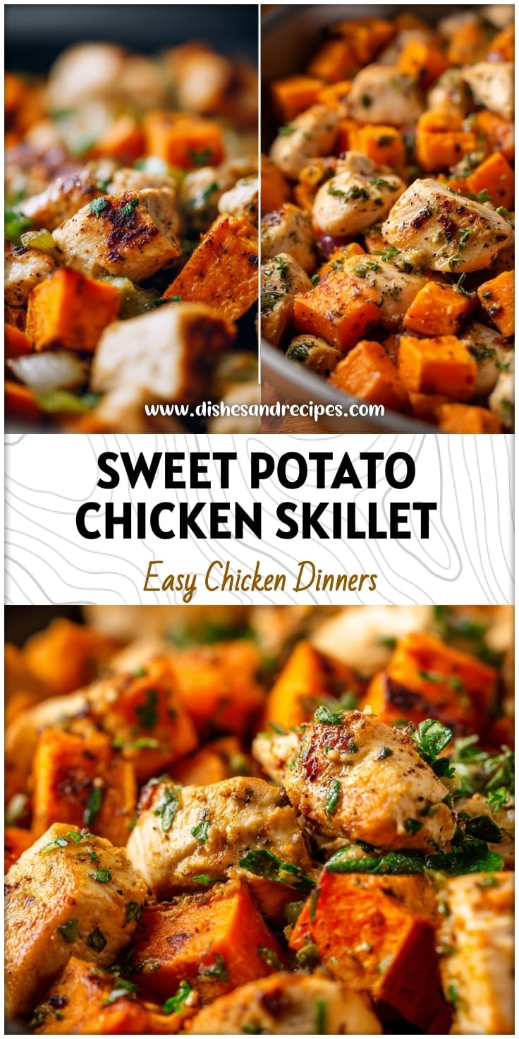 Easy Sweet Potato Chicken Skillet: Healthy Weeknight Dinner Idea