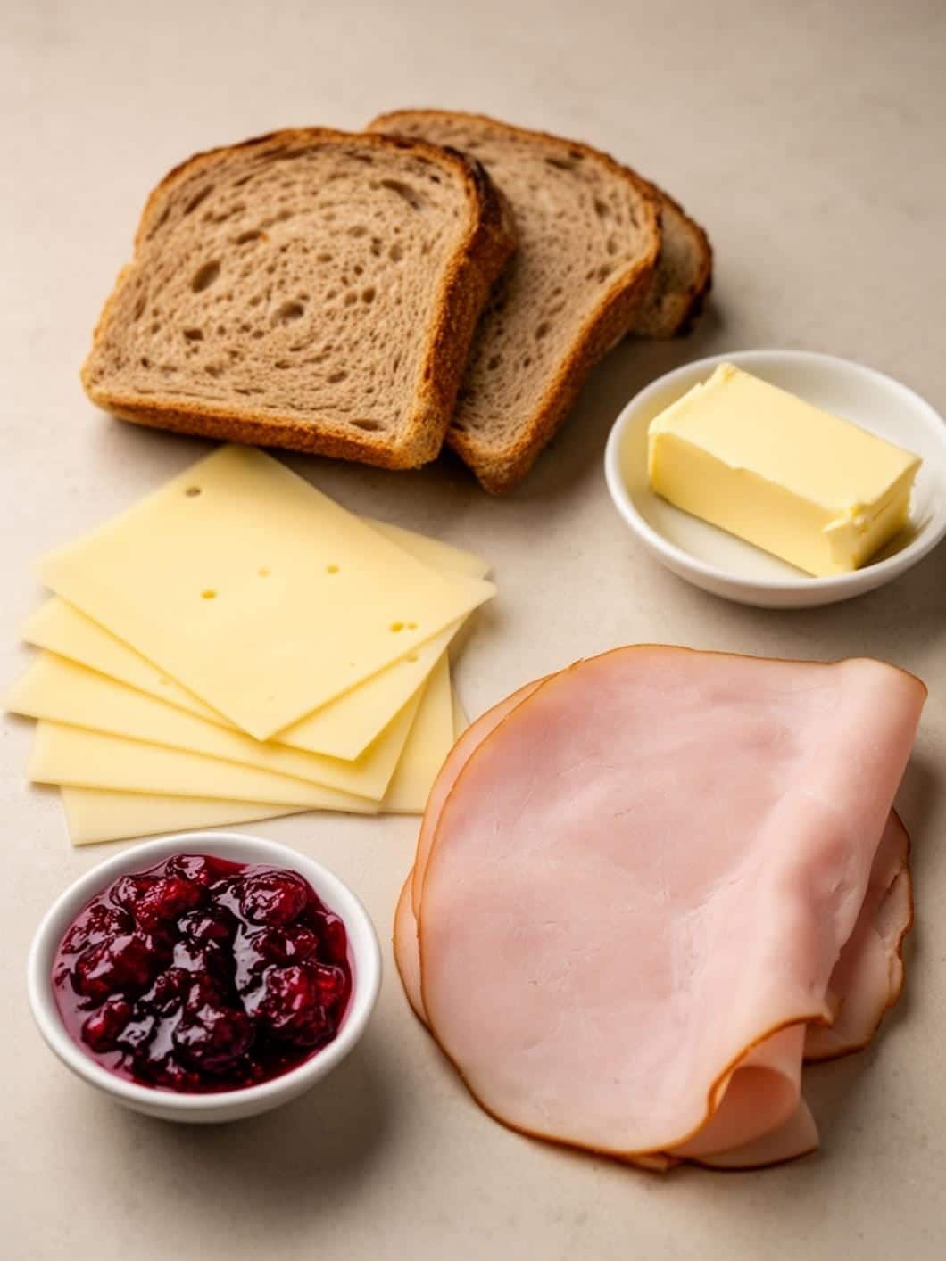 Turkey Cranberry Grilled Cheese Sandwich Recipe