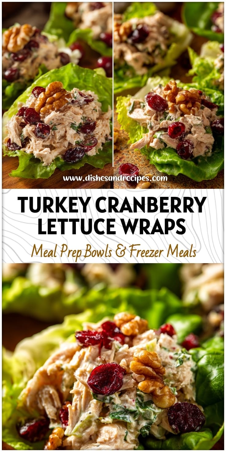 Cranberry Turkey Salad Lettuce Wraps: Healthy & Delicious Leftover Turkey Recipe